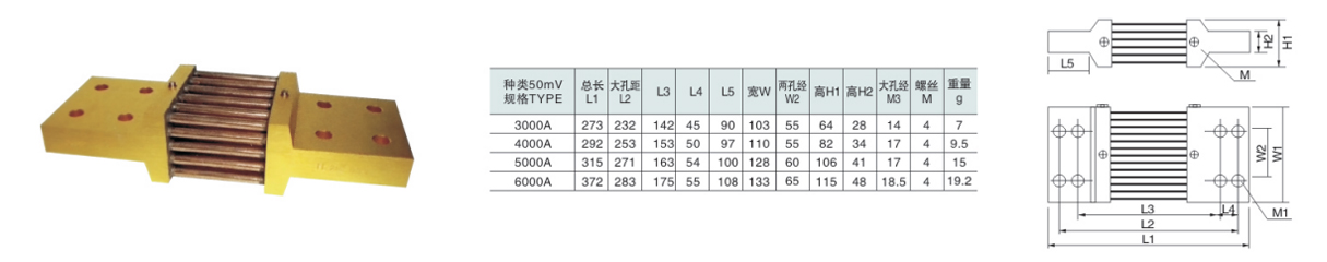 FL-21出口型3000-6000A直流分流器（臺(tái)灣型）