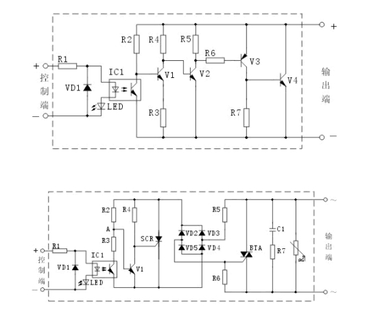 固態(tài)繼電器線路圖